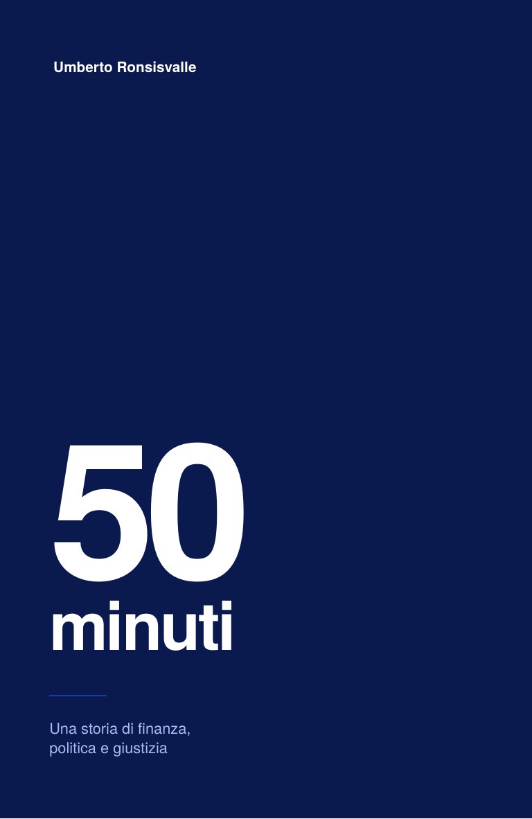 Copertina del libro 50 minuti di Umberto Ronsisvalle